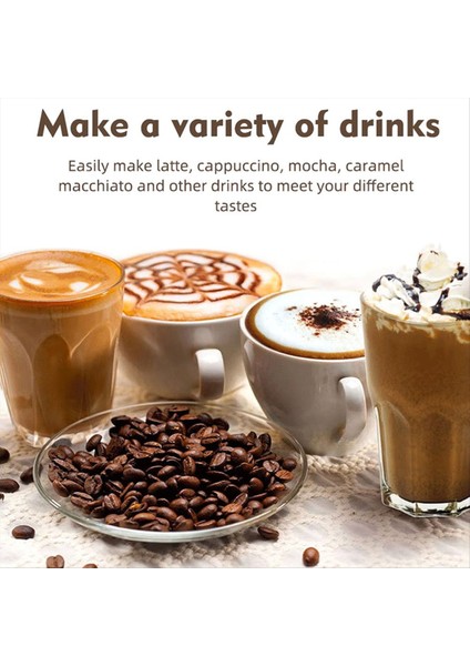 Kahve/latte/cappuccino Için Dönebilen Saplı Köpük Makinesi ile Süt Köpürtücü Için Elektrikli Süt Köpürtücü Ocak (Yurt Dışından) indirimleri