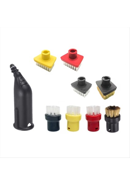Karcher Easyfix Sc1/sc2/sc3/sc4/sc5/sc7 El Elektrikli Süpürge Aksesuarları Için Buhar Nozulu Kıl Fırça Seti (Yurt Dışından)