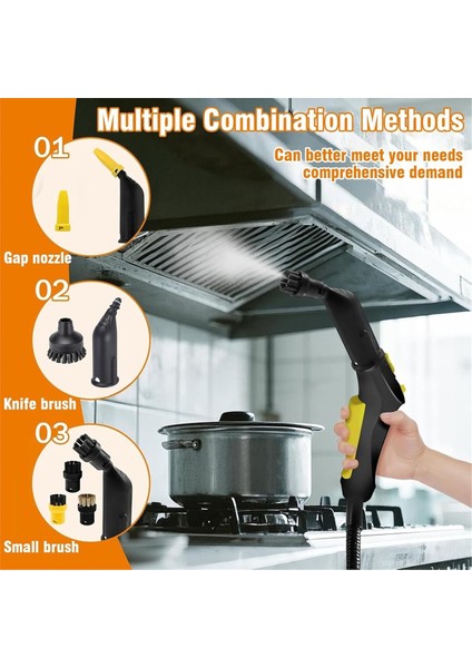 Buharlı Temizleyici Aksesuarları Karcher Sc1 Sc2 Sc3 Sc4 Sc5 Yuvarlak Fırça Büyük Kavisli Meme Buhar Küreği Yuvarlak Fırça (Yurt Dışından) modelleri