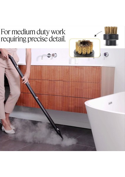 Dupray Buharlı Yuvarlak Fırça Üçgen Bonnet Seti Sert Zemin Fayans Harcı Için Buharlı Temizleme (Yurt Dışından) indirimleri