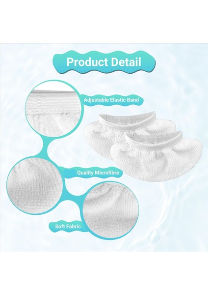 16 Paket Buharlı Paspas Pedleri El Buharlı Temizleyici Için Bissell Buhar Atış Wagner Pursteam Mcculloch Dupray Comforday (Yurt Dışından) modelleri