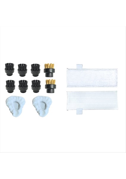 12 Adet Buharlı Fırçalar Buhar Kaputu Üçgen Buharlı Paspas Pedleri Seti Dupray Buharlı Temizleyici Yedek Parçalar (Yurt Dışından)