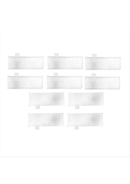 Dupray Steamer Için Buharlı Paspas Pedleri Buhar Yeniden Kullanılabilir Paspas Pedleri Aksesuarları Çok Yüzeyli Zemin Için 10 Adet (Yurt Dışından)