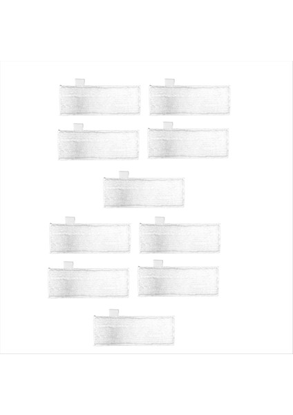 Dupray Steamer Için Buharlı Paspas Pedleri Buhar Yeniden Kullanılabilir Paspas Pedleri Aksesuarları Çok Yüzeyli Zemin Için 10 Adet (Yurt Dışından) modelleri