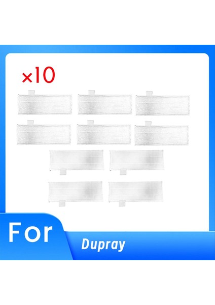 Dupray Steamer Için Buharlı Paspas Pedleri Buhar Yeniden Kullanılabilir Paspas Pedleri Aksesuarları Çok Yüzeyli Zemin Için 10 Adet (Yurt Dışından) indirimleri