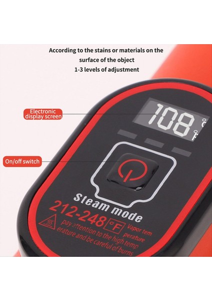 Çok Fonksiyonlu Ev Elektrikli Yüksek Sıcaklık Buhar Temizleyici Taşınabilir Taşınabilir Basınçlı Buhar Temizleyici Araba (Ab) (Yurt Dışından) modelleri