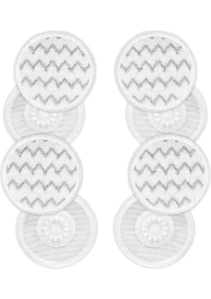 Buharlı Paspas Pedleri Yedek Köpekbalığı S8000 S8001 S7001 S7201 S7000 S7005 S7020 S7001 Buharlı Fırçalama Buharlı Paspas 8 Paket (Yurt Dışından)