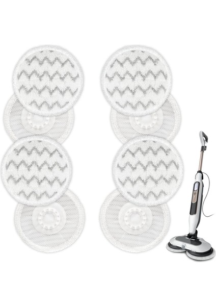 Buharlı Paspas Pedleri Yedek Köpekbalığı S8000 S8001 S7001 S7201 S7000 S7005 S7020 S7001 Buharlı Fırçalama Buharlı Paspas 8 Paket (Yurt Dışından) fiyatları