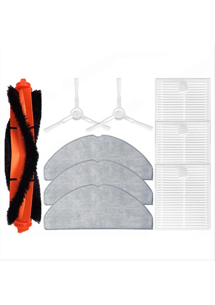 Xiaomi Robot Vakum S20 / D106 Süpürme Yedek Aksesuarları Hepa Filtre Ana Silindir Fırça Mop Bez Yedek Parçaları (Yurt Dışından)