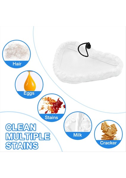 Mops Pedleri 6 Adet Mikrofiber Buharlı Mops Pedleri Köpekbalığı X5 H20 S302 S00 Mops Yedek Ped Yıkanabilir Yeniden Kullanılabilir Zemin Temizleyici (Yurt Dışından) fiyatları