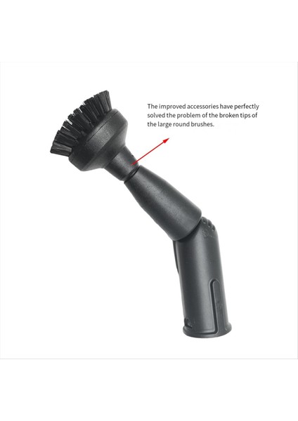 Karcher Türbin Fırçası Ön Konektörü Için Büyük Yuvarlak Fırça ile Geliştirilmiş Versiyon Buhar Türbini Aksesuarları (Yurt Dışından) fiyatları