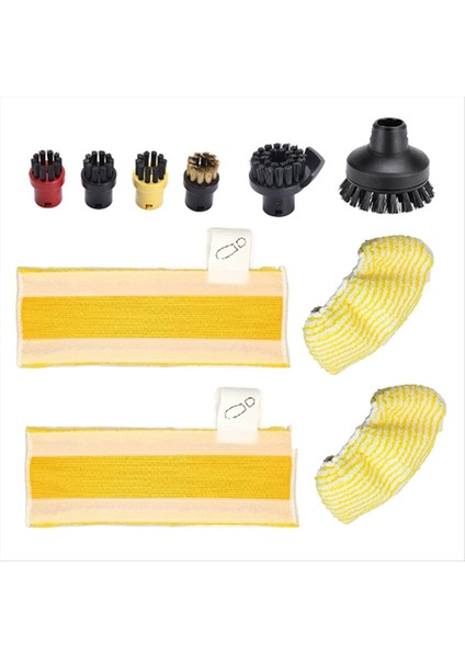 10 Adet Buharlı Fırça Kafası Memesi Zemin Bezi Karcher Sc1 Sc2 Sc3 Sc4 Sc5 Buharlı Süpürge Yedek Parçalar (Yurt Dışından)