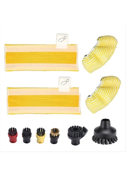 10 Adet Buharlı Fırça Kafası Memesi Zemin Bezi Karcher Sc1 Sc2 Sc3 Sc4 Sc5 Buharlı Süpürge Yedek Parçalar (Yurt Dışından) modelleri