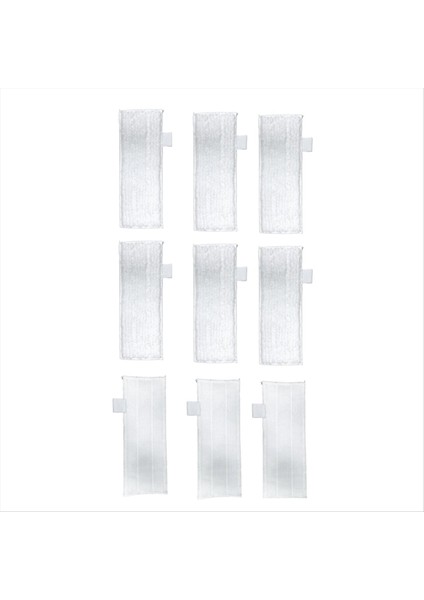 Dupray Steamer Için Buharlı Paspas Pedleri Buhar Yeniden Kullanılabilir Paspas Pedleri Aksesuarları Çok Yüzeyli Zemin Için 9 Adet (Yurt Dışından) modelleri