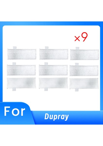 Dupray Steamer Için Buharlı Paspas Pedleri Buhar Yeniden Kullanılabilir Paspas Pedleri Aksesuarları Çok Yüzeyli Zemin Için 9 Adet (Yurt Dışından) indirimleri