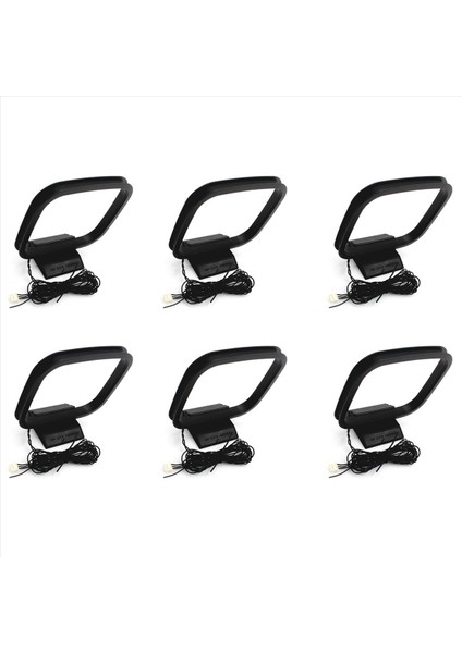 6 Adet Fm Am Döngü Anteni Alıcı Için 3-Pin Mini Konnektör ile Sony Sharp Chaine Stereo Av Alıcı Sistemleri (Yurt Dışından)