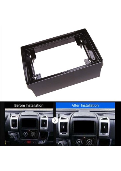 2 Adet 9 Inç Araba Fasya Radyo Paneli Cıtroen Jumper Röle/peugeot Boxer/fıat Ducato 2011+ Dash Kiti Facia (Yurt Dışından) fiyatları