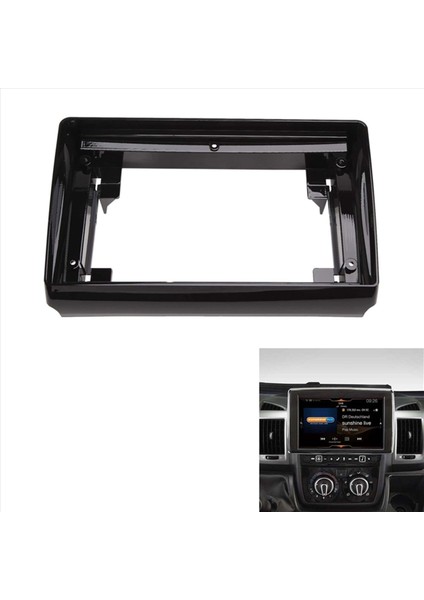 2 Adet 9 Inç Araba Fasya Radyo Paneli Cıtroen Jumper Röle/peugeot Boxer/fıat Ducato 2011+ Dash Kiti Facia (Yurt Dışından) fırsatları