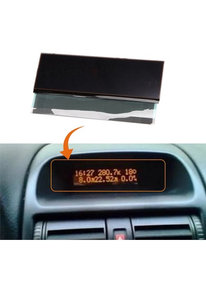 2x Araba Merkezi Navigator Radyo LCD Ekran Peugeot 206 307 Citroen C5 Xsara Picasso Enstrüman Ekranı LCD Piksel (Yurt Dışından) fırsatları