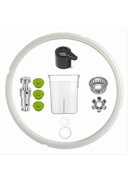 Instant Pot Duo/duo Plus 5 6 Qt IP-DUO50 IP-DUO60 ve Ip-Duo Plus 60 Için Yedek Parçalar Sızdırmazlık Halkasını Içerir (Yurt Dışından)
