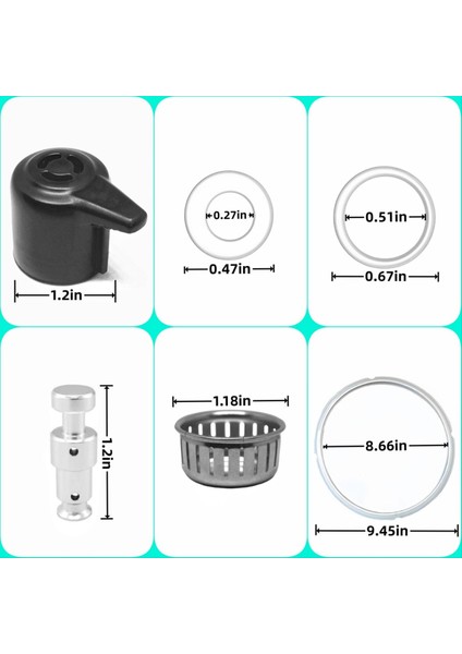 Instant Pot Duo/duo Plus 5 6 Qt IP-DUO50 IP-DUO60 ve Ip-Duo Plus 60 Için Yedek Parçalar Sızdırmazlık Halkasını Içerir (Yurt Dışından) fiyatları