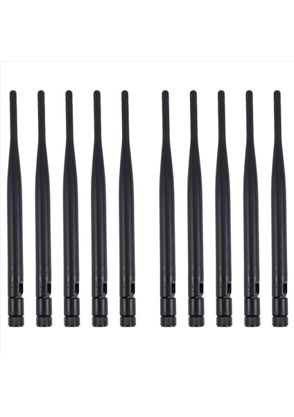10X Çift Bant 433MHZ 7dbi Rp-Sma Yüksek Kazançlı Wifi Kablosuz Anten (Yurt Dışından)