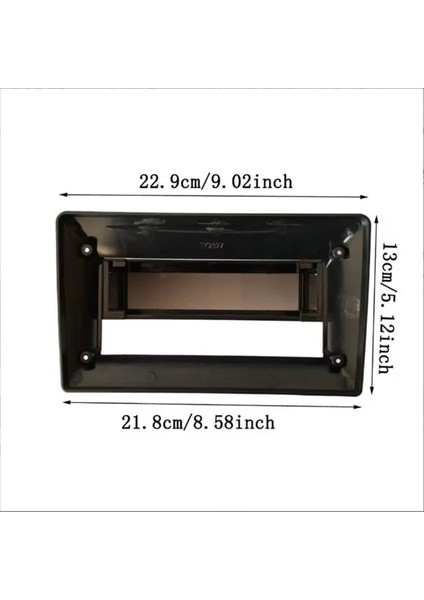 1din Ila 9 Inç Evrensel Tek Dinli Araba Stereo Radyo Fasya Dokunmatik Ekran Navigasyon Paneli Modifikasyon Çerçevesi (Yurt Dışından) fiyatları