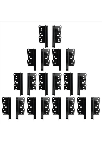 60 Çift Araba Radyo Parantez Çift Din Stereo Paneli Fasya DVD Dash Montaj Trim Yan Kiti Toyota Scion Subaru B (Yurt Dışından) fiyatları