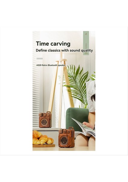 Taşınabilir Seyirci Ses Kutusu Bluetooth Hoparlör Retro Açık Radyo Kablosuz Bağlantı Vintage Stil Müzik Çalar (Yurt Dışından) modelleri