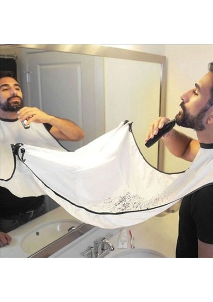 2pcs-Tıraş Önlüğü Sakal Saç Catcher Erkekler Için Tıraş ve Kırpma Sakal Pelerin Bakım Bezi Su Geçirmez Vantuz ile B (Yurt Dışından) fırsatları