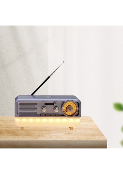 Vintage Taşınabilir Bluetooth Hoparlör Kablosuz Çok Bantlı Radyo Sd Oynatıcı Retro Masaüstü Ses Sistemi (Yurt Dışından) indirimleri