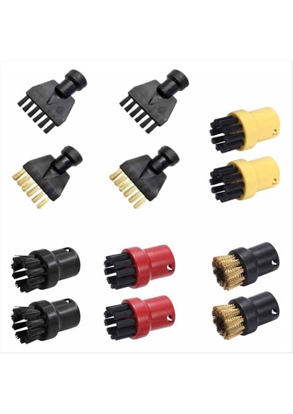 12 Adet Buhar Yuvarlak Fırça Seti Yedek Parçalar Karcher Sc1 Sc2 Sc3 Sc4 Sc5 Sc7 CTK10 CTK20 Buharlı Temizleyici Aksesuarları (Yurt Dışından) fiyatları