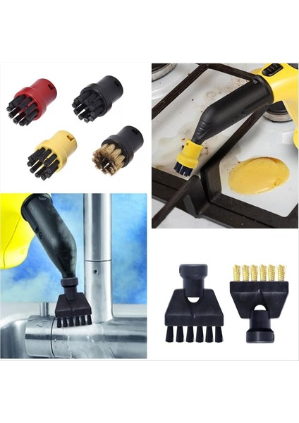 12 Adet Buhar Yuvarlak Fırça Seti Yedek Parçalar Karcher Sc1 Sc2 Sc3 Sc4 Sc5 Sc7 CTK10 CTK20 Buharlı Temizleyici Aksesuarları (Yurt Dışından) indirimleri