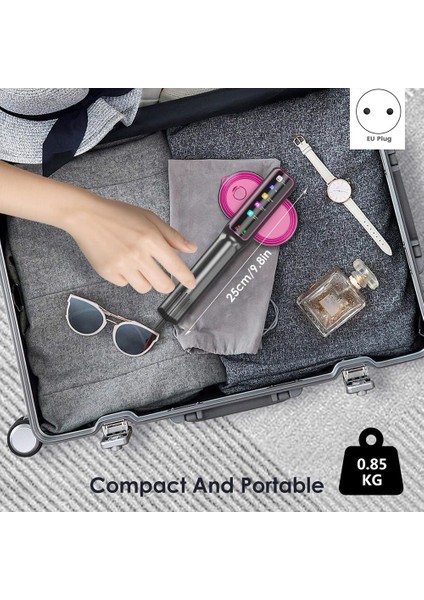 1200W Giysi Buharlayıcısı 15 Saniyelik Hızlı Isınma 5 Mod LCD Dokunmatik Ekran Taşınabilir Portatif Giysi Buharlayıcısı Ab Tak (Yurt Dışından) modelleri