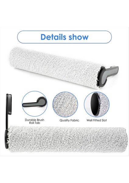 Yumuşak Rulo Fırça Tineco Floor One S7 Buharlı Süpürge Yedek Parça Aksesuarları Rulo Fırçaların Değiştirilmesi (Yurt Dışından) modelleri