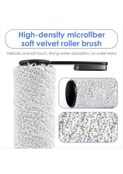 Yumuşak Rulo Fırça Tineco Floor One S7 Buharlı Süpürge Yedek Parça Aksesuarları Rulo Fırçaların Değiştirilmesi (Yurt Dışından) fırsatları