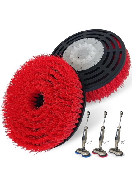 2 Adet S7001 Yükseltilmiş Paspas Pedi Yedek Fırça Kafaları Köpekbalığı Buharlı Paspas Pedleri Köpekbalığı S8201/S7000SERIES Temizleme Fırçası (Yurt Dışından)