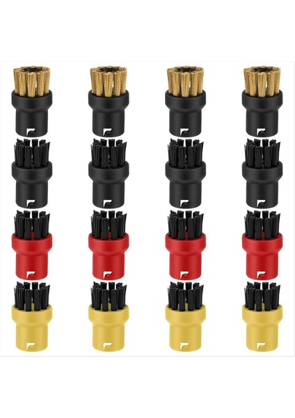 16 Adet Buharlı Temizleyici Fırça Kafası Karcher Sc1 Sc2 Sc3 Sc4 Sc5 Sc7 CTK10 Buharlı Temizleyici Sert Yüzey Için Yedek (Yurt Dışından)