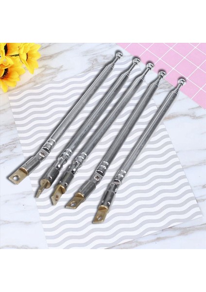 100 Adet 32CM Uzunluk 5 Bölüm Teleskopik Am Fm Radyo Anteni 180 Derece (Yurt Dışından) fiyatları