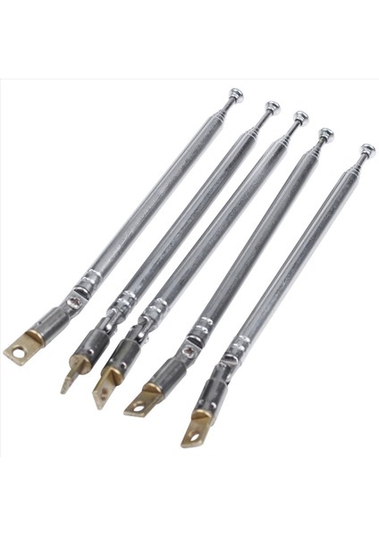 100 Adet 32CM Uzunluk 5 Bölüm Teleskopik Am Fm Radyo Anteni 180 Derece (Yurt Dışından) fırsatları