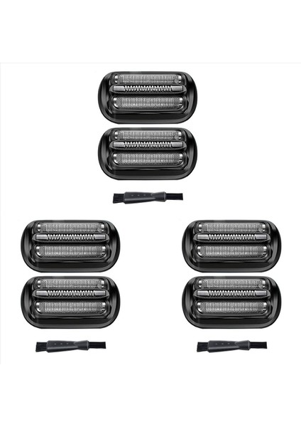 6x Tıraş Makinesi Kafası Braun 53B Serisi 5/6 5020CS 5018S 5035S 5049CS 5050CS 6020S 6040CS 6075CC 6072CC Jilet (Yurt Dışından)