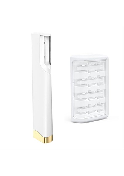 Kadınlar Için Sonic Dermaplane Jilet Yüz Dermaplaning Aracı Yüz Için Sonic Edge Teknolojisi Kadınlar Için Yüz Epilasyon (Yurt Dışından)