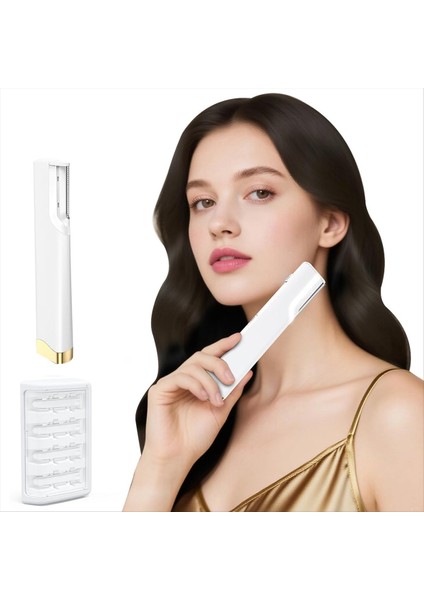 Kadınlar Için Sonic Dermaplane Jilet Yüz Dermaplaning Aracı Yüz Için Sonic Edge Teknolojisi Kadınlar Için Yüz Epilasyon (Yurt Dışından) fiyatları