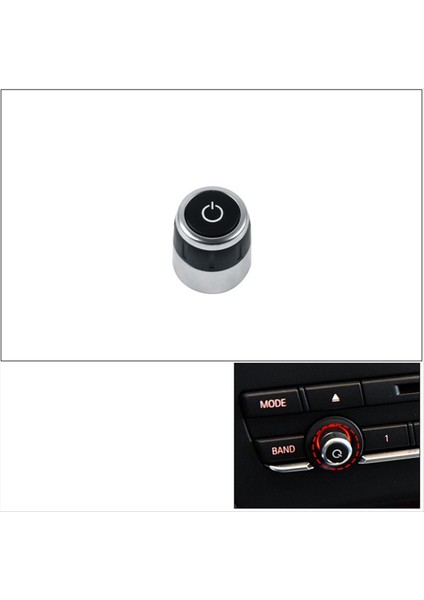 Araba Gösterge Tablosu Multimedya CD Player Radyo Ses Ses Sesli Döner Anahtar Düğmesi Bmw X3 X4 F25 F26 2011-2018 61319208591 B (Yurt Dışından) fırsatları