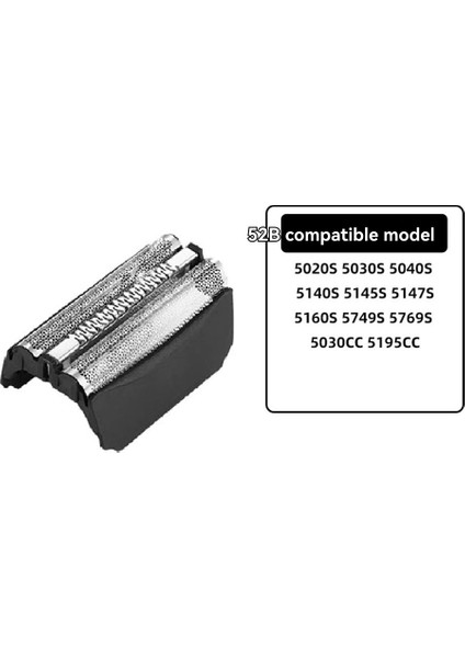 52S/52B Yedek Kafa Bıçak Parçası Braun Serisi 5 Elektrikli Tıraş Makinesi Jilet 5050CC 5070CC 5190CC 5020S 5030S 5040S B (Yurt Dışından) modelleri
