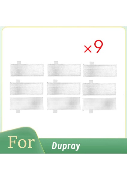 Dupray Steamer Için Buharlı Paspas Bezleri Buhar Yeniden Kullanılabilir Paspas Pedleri Aksesuarları Çok Yüzeyli Zemin Için 9 Adet (Yurt Dışından) indirimleri