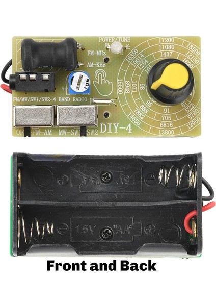 Fm/mw/sw Çok Bantlı Kulaklık Radyo Orta Dalga Kısa Dalga Fm Radyo Modülü Frekans Modülasyonu Pcb Devre Dıy (Yurt Dışından) indirimleri