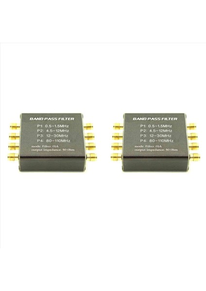 2x Malakit Radyo Ön Filtresi Bpf Bant Geçiren Filtre 50 Ohm Sma Soketi (Yurt Dışından)