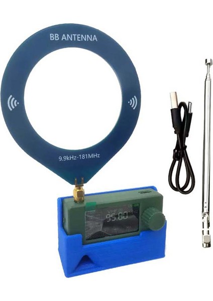 Amplifikatör Fonksiyonlu Mini Radyo Braketi Için SI4732 Taşınabilir Radyo Montaj Cep SI4732 Radyo V Tipi Braket B (Yurt Dışından) modelleri