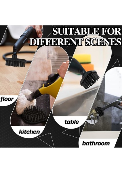 8 Paket Buharlı Temizleyici Fırça Kafaları Buharlı Temizleyici Ek Parçaları Sert Yüzeyler Için Naylon Paspas Yedek Aksesuar Seti (Yurt Dışından) fiyatları